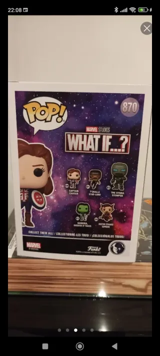 Funko Pop! What If...? Capitán Carter 870