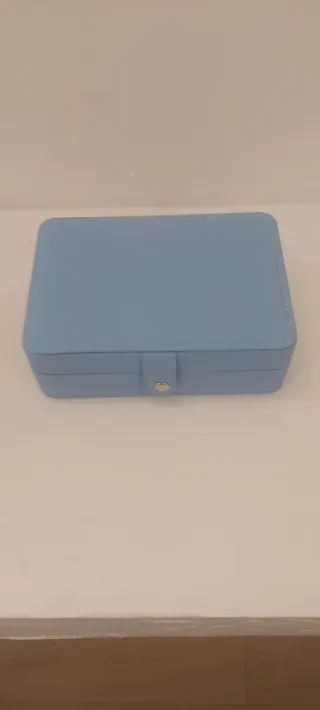 Portagioie blu e beige