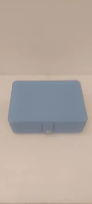 Portagioie blu e beige