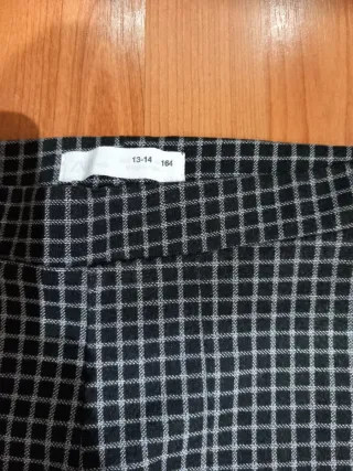 Leggings cuadros niña Zara