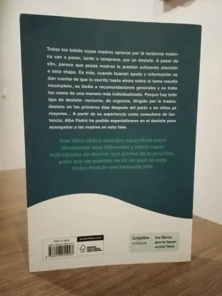 Destete.Final de una etapa