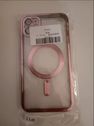 Funda iPhone 11 Rosa Magnética