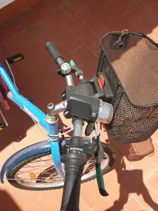 Bicicleta Decathlon Azul Niña/o