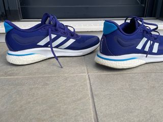 Zapatillas Adidas Talla 45 Azul y Blanco
