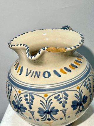 JARRA VINTAGE DE CERÁMICA