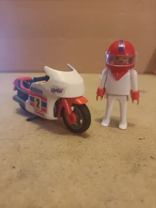 Playmobil 3303 Moto de Carreras