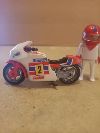 Playmobil 3303 Moto de Carreras