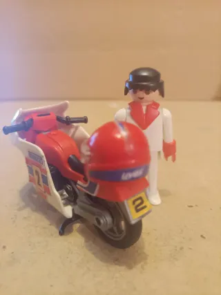 Playmobil 3303 Moto de Carreras