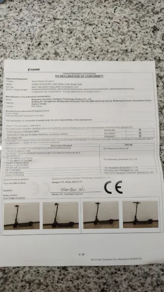 Patinete Eléctrico Xiaomi Scooter4