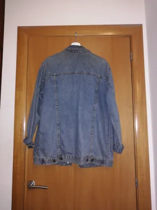Cazadora tejana azul talla M