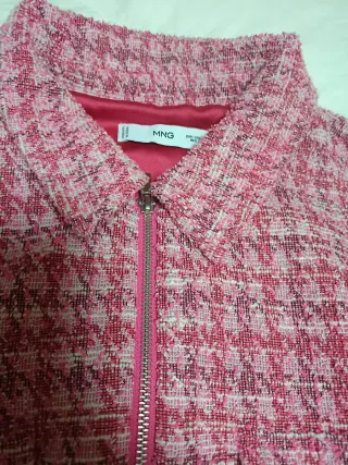Bomber Mango rosa talla L