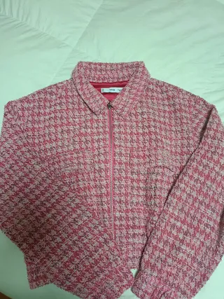 Bomber Mango rosa talla L