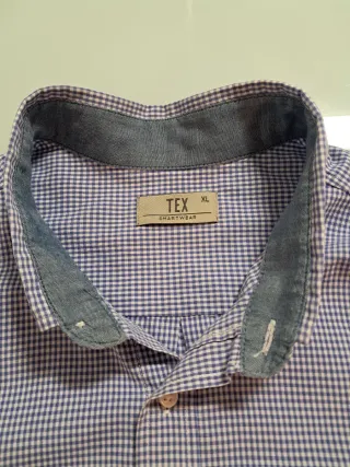 Lote 3 Camisas manga larga azules  talla XXL