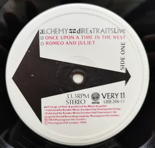 2 LP'S 1984 🇬🇧 DIRE STRAITS - ALCHEMY