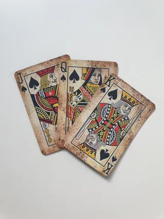 Imán de cartas de póker