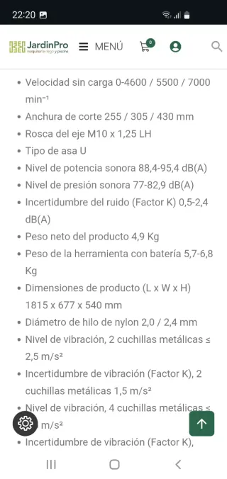 DESBROZADORA ELECTRICA MAKITA