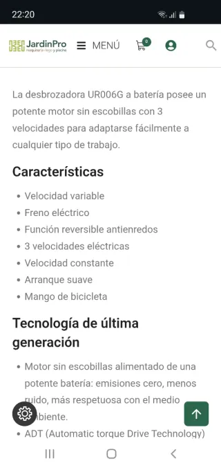 DESBROZADORA ELECTRICA MAKITA