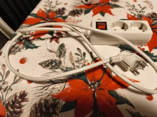 Regleta 2 enchufes con interruptor