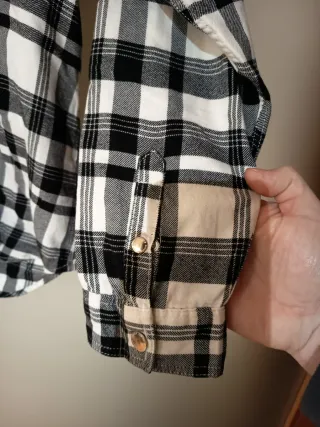 Casaco com capuz xadrez homem