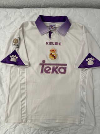 Camiseta Real Madrid Davor Suker 9 Kelme 1997-1998