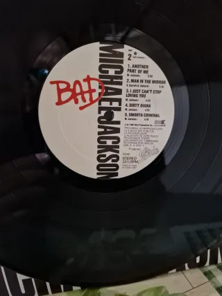 Vinilo Michael Jackson Bad