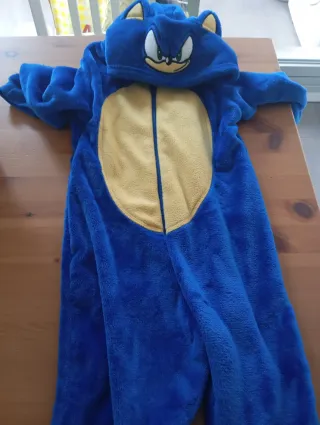 Pijama Mono Sonic talla 5-6