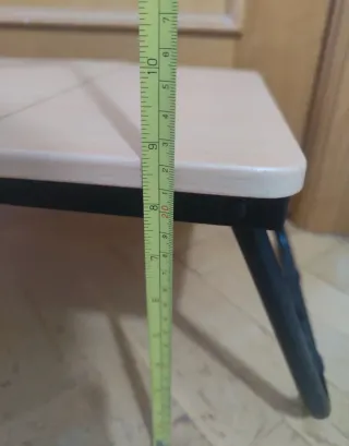 Mesa Cama Plegable con soporte