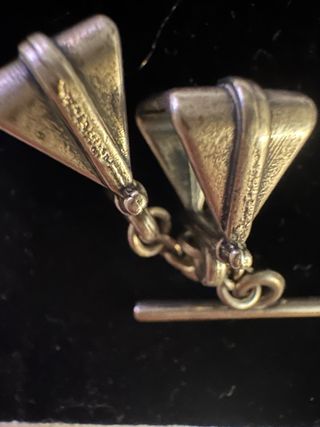 Gemelos Antiguos Ecuestre Francés