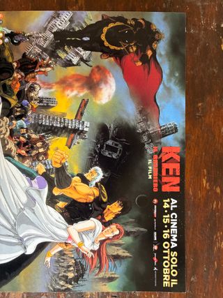 KEN IL GUERRIERO – LOCANDINA IN CARTONCINO