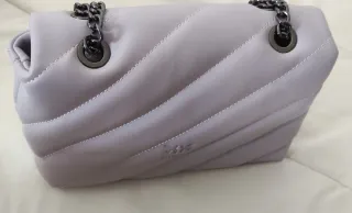 Bolso Pinko Piel lila/gris oscuro