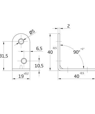 Pack de 100 Ángulos Metálicos de Refuerzo Amig