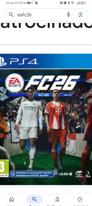 EA FC 26 PS4 y PS5