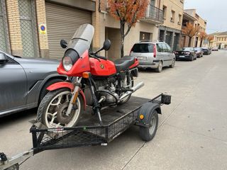 BMW R65LS Moto Clásica Roja