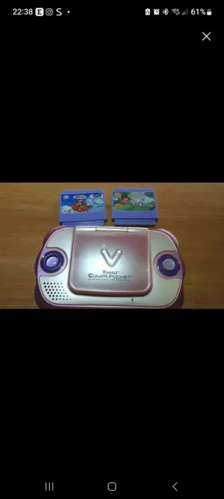 Buen regalo, Consola Vtech V.Smile Pocket + 2 jueg