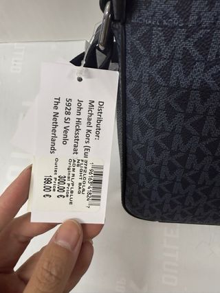 Bandolera Michael Kors Hombre Azul/Gris