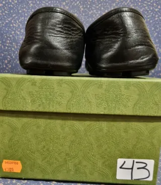 Zapatos Mocasines Gucci Leather Driver GG Tribanda