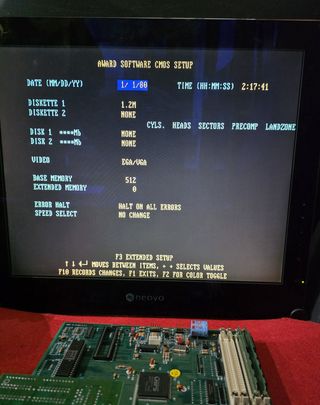 Placa base AT 286 Longshine LCS-2000 Rev: A2