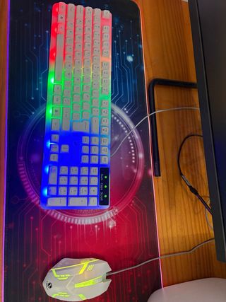 Teclado y Ratón Gaming RGB