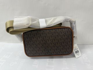 Bandolera Michael Kors Marrón y Dorada 20*8*12cm