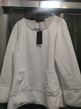 Jersey mujer talla XL blanco