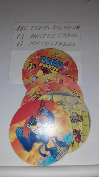 Tazos Pokémon y otros
