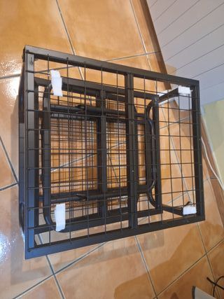 Puf Cama Plegable Gris