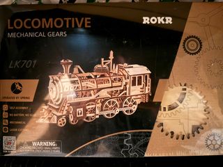 Puzzle 3D Locomotora Madera ROKR LK701