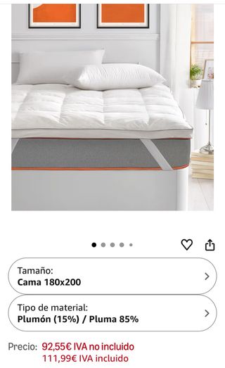 Topper Plumas y Plumón What The Sleep 180x200