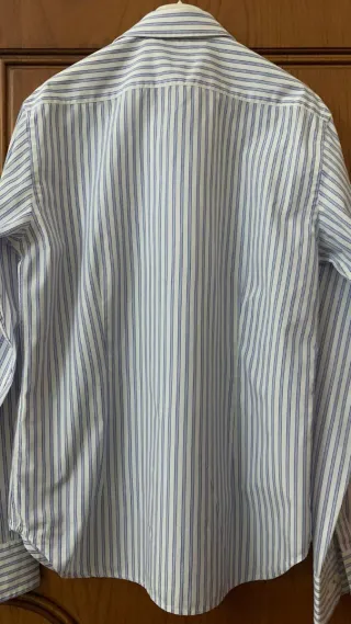 Camicia Cerruti Uomo Tg 41 Righe Blu