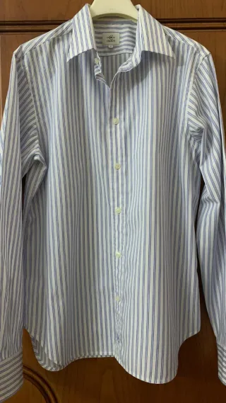 Camicia Cerruti Uomo Tg 41 Righe Blu