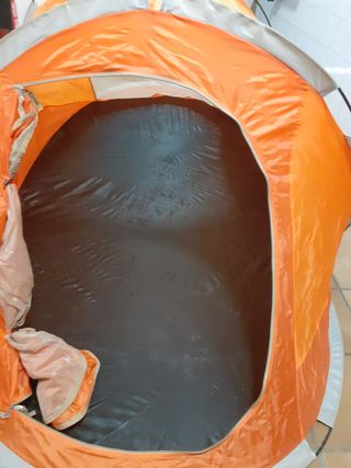 Tienda de campaña naranja 2 personas