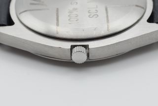 Reloj minimalista vintage, Swiss made, acero