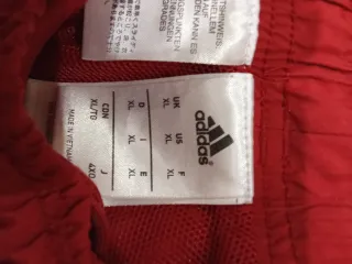 Chándal Adidas Rojo y Dorado