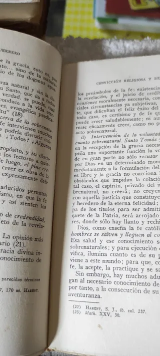 Libro convicción religiosa y rectitud moral 1940.